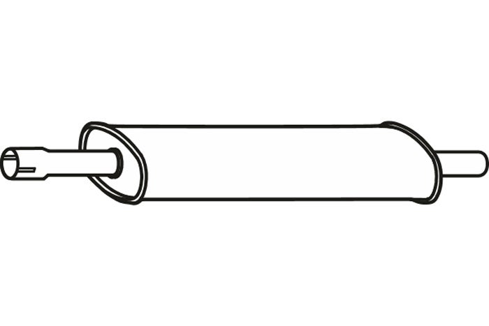 främre ljuddämpare