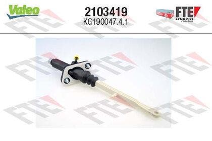 Huvudcylinder, koppling