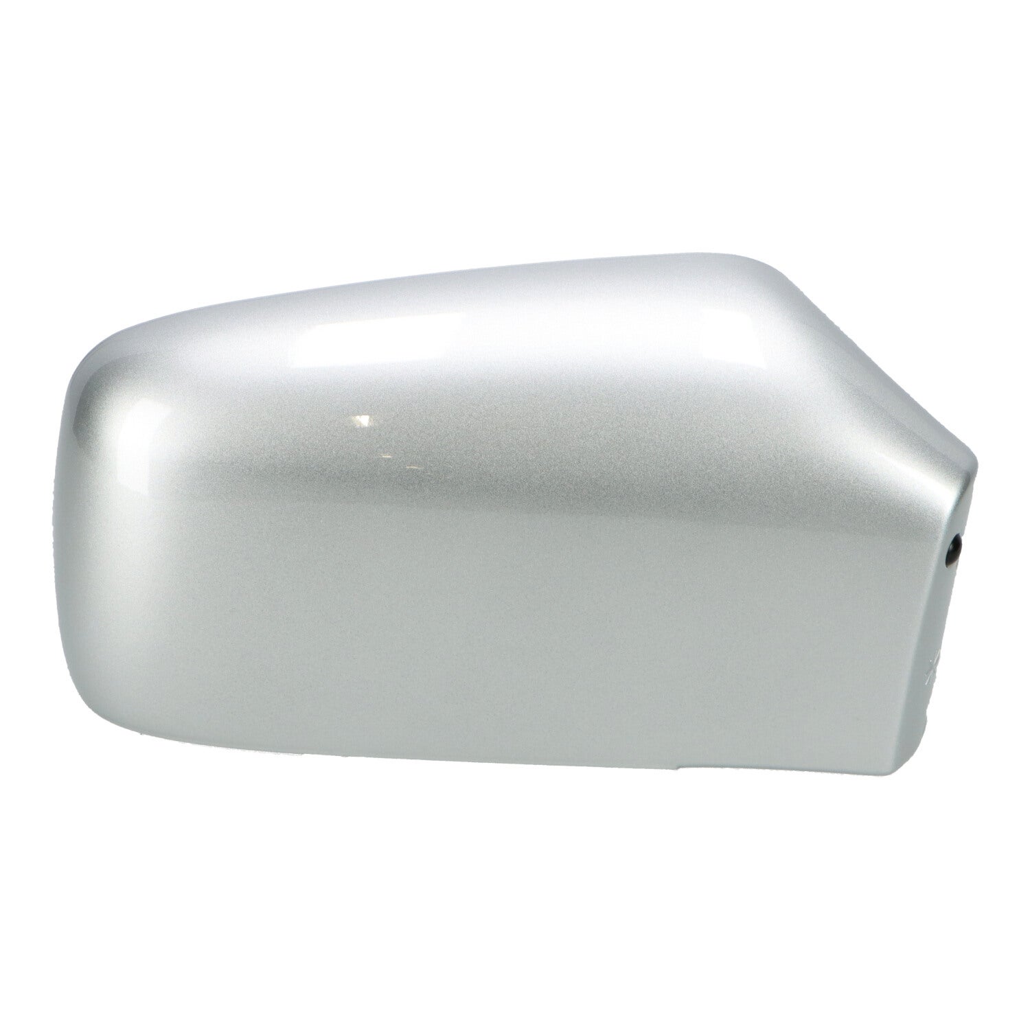 Cover cap, Outside mirror right pure silver metallic