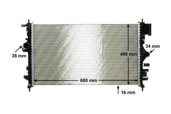 Radiator, engine cooling