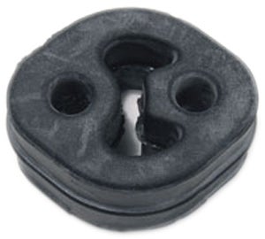 Gummilist, avgassystem