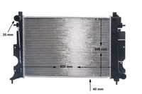 Radiator, engine cooling