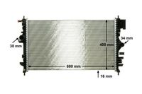 Radiator, engine cooling