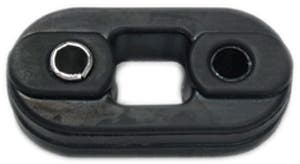 Gummilist, avgassystem