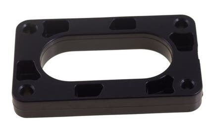 Spacer block, carburetor