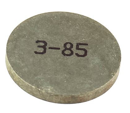 Justerbricka, ventilspel