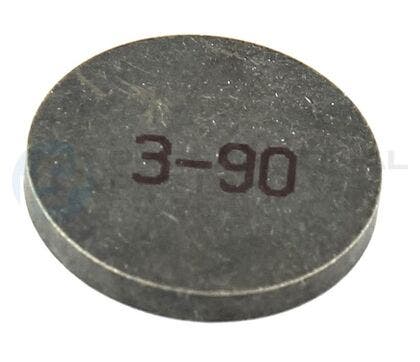 Justerbricka, ventilspel