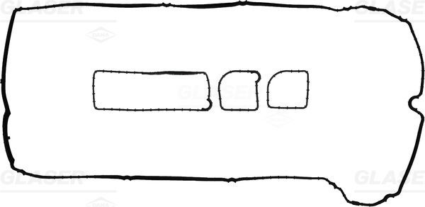 Gasket set, Valve cover