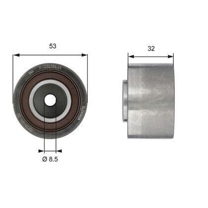 Deflection Pulley/Guide Pulley, timing belt